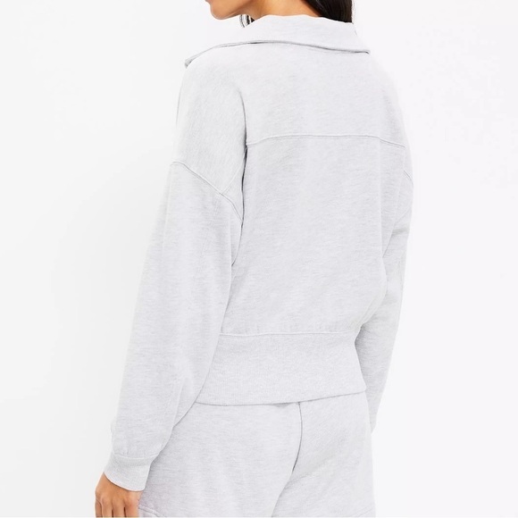 NWT L&G Fluffy Fleece Zip Top - Picture 3 of 7